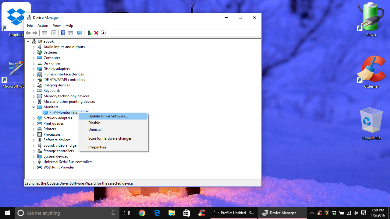 screen brightness control software for windows 7